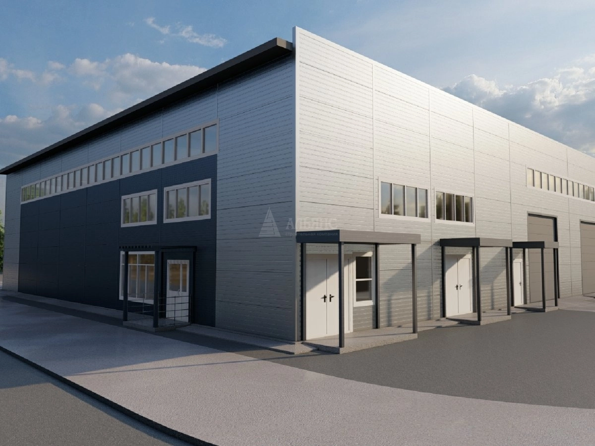 3D визуализация СТО из сэндвич-панелей - фото 2