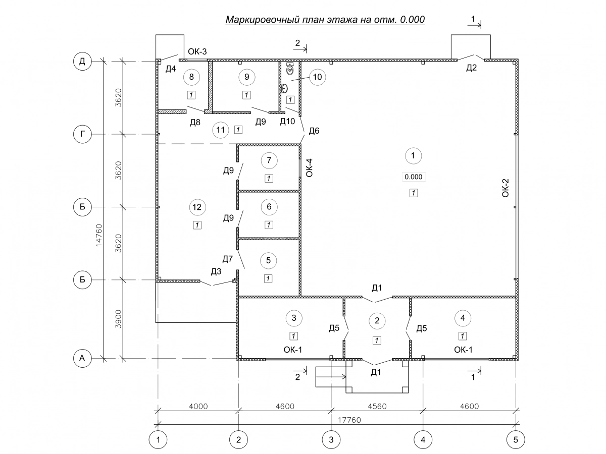 Планировка Магазин из сэндвич-панелей -  фото 1