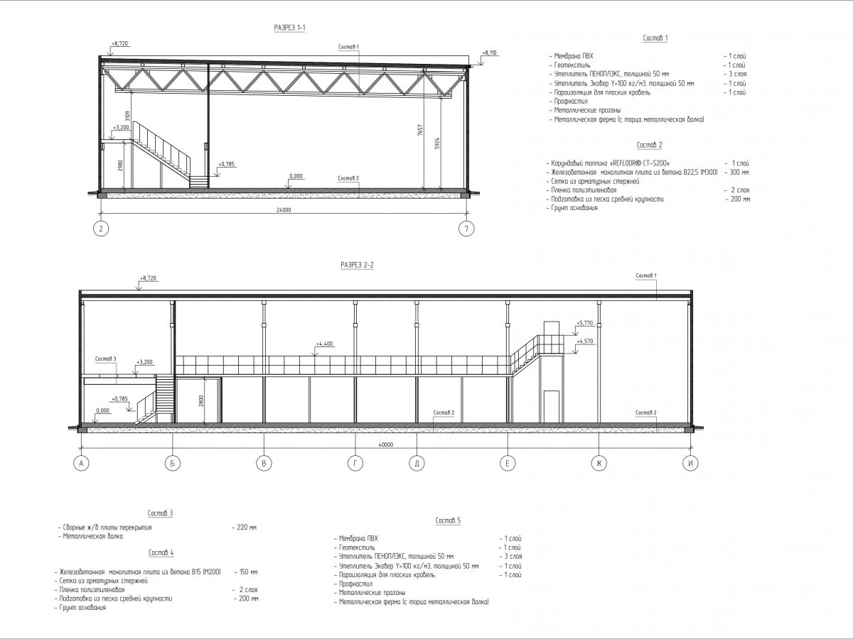 Планировка СТО из сэндвич панелей -  фото 3