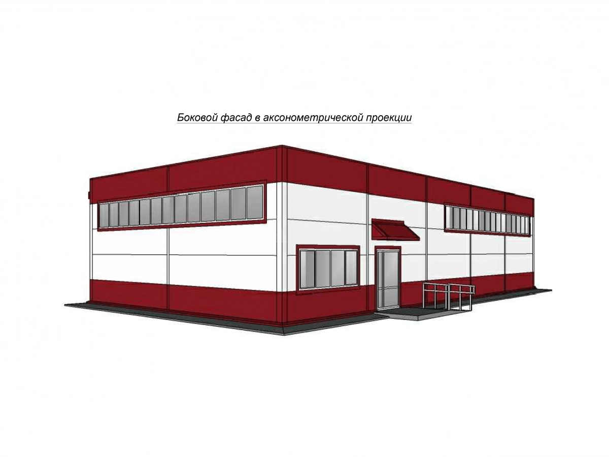 3D визуализация Магазин из сэндвич-панелей - фото 6